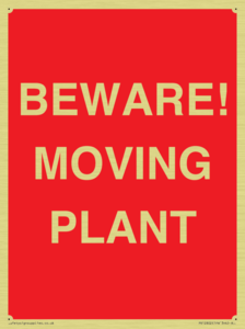 BEWARE! MOVING PLANT